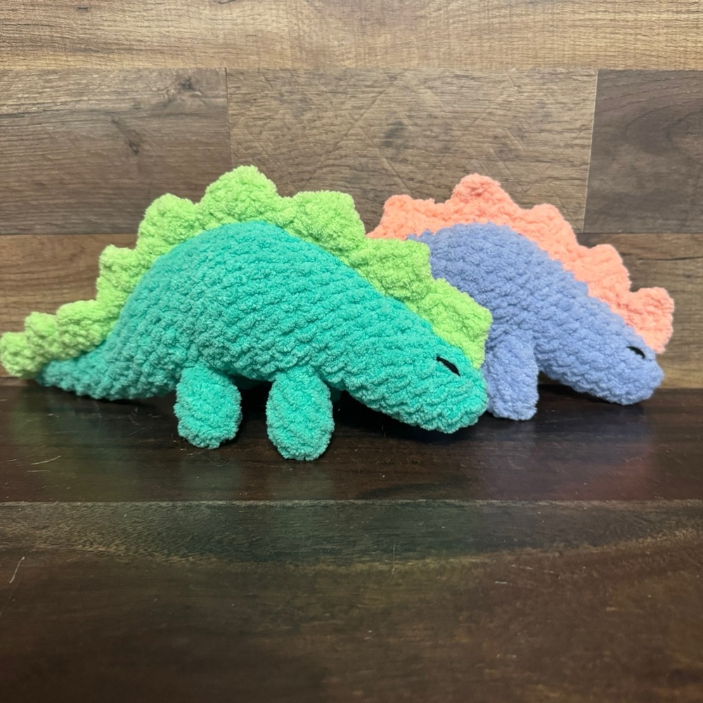 Handmade Crochet Dinosaur Plushies